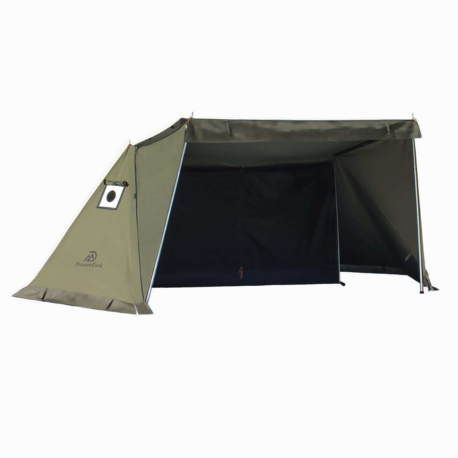 【開封済　美品】 DomanPark パップテント tc 　 ソロ ポリコットン Amazon.co.jp: DomanPark パップテント TC 軍幕 テント ソロ